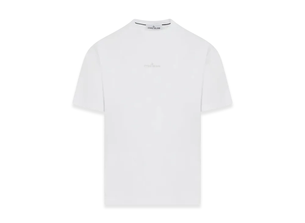 Stone Island 2RC89 'Scratched Paint One' Print Short Sleeve T-Shirt - 24SS "White"