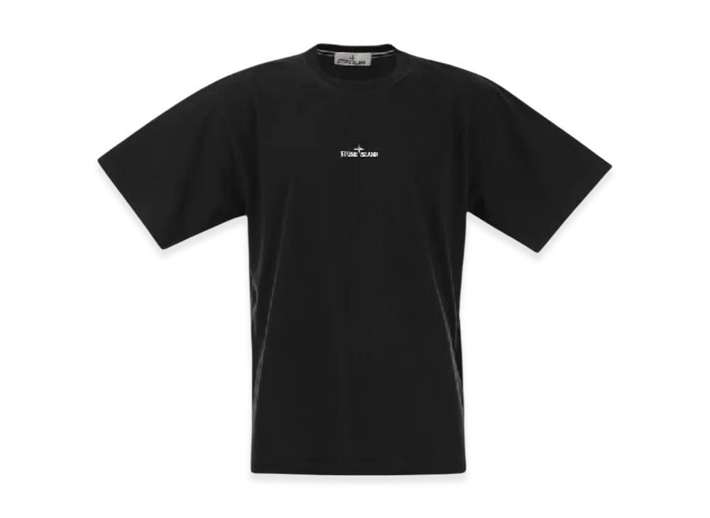 Stone Island 2RC89 'Scratched Paint One' Print Short Sleeve T-Shirt - 24SS "Black"