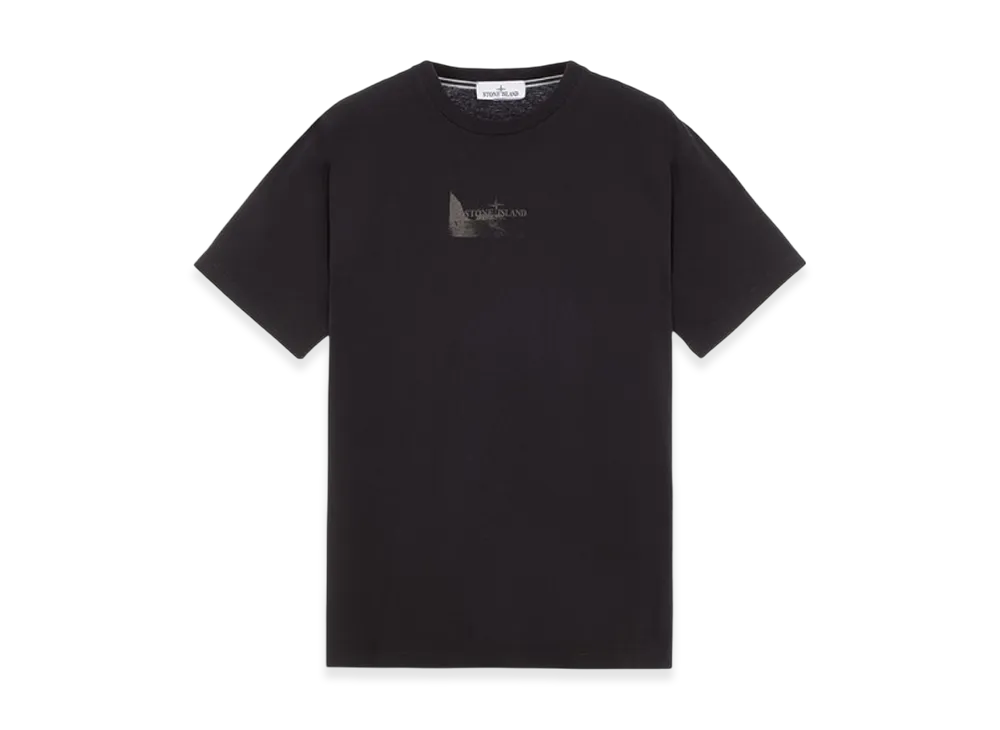 Stone Island 2RC88 Reflective Two Print T-Shirt - 24SS "Black"