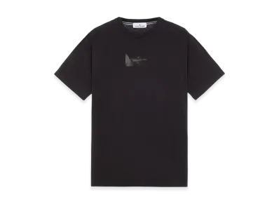 Stone Island 2RC88 Reflective Two Print T-Shirt - 24SS "Black"
