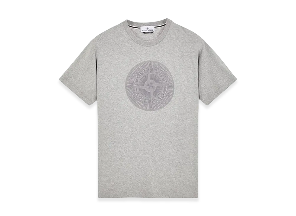 Stone Island 2NS92 Industrial Two Print Garment Dyed Short Sleeve T-Shirt - 23FW "Dust Melange"