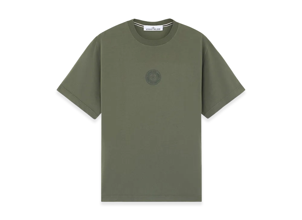 Stone Island 2NS92 Cotton Jersey T-Shirt with Seasonal Quilting One Print - 24FW "Musk Green"