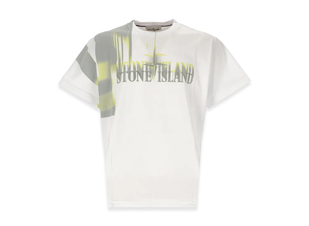 Stone Island 2NS87 Motion Saturation One Garment Dyed T-Shirt - 22FW "White"