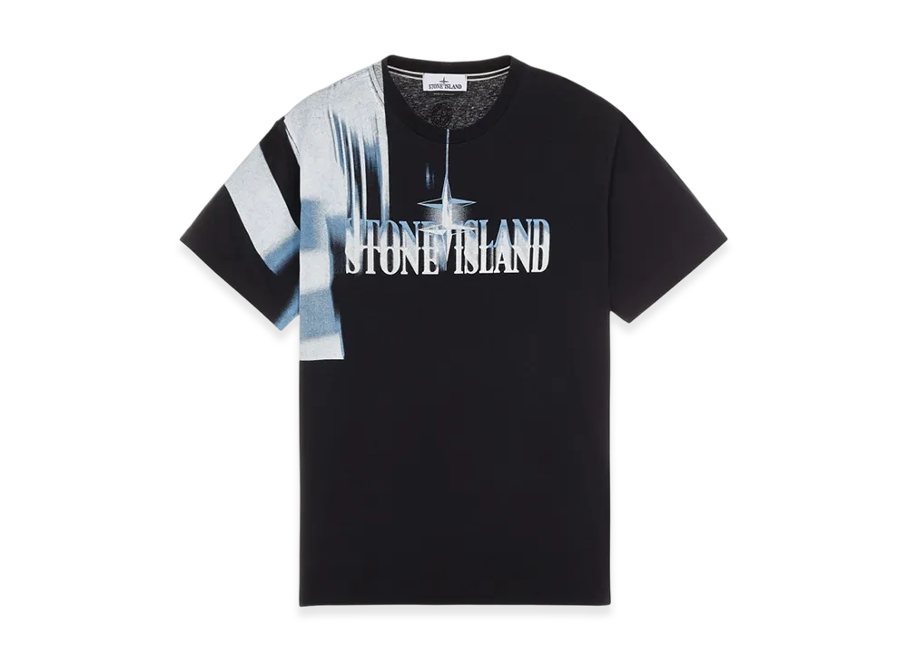 Stone Island 2NS87 Motion Saturation One Garment Dyed T-Shirt - 22FW "Black"