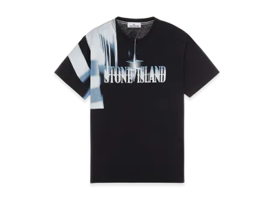 Stone Island 2NS87 Motion Saturation One Garment Dyed T-Shirt - 22FW "Black"