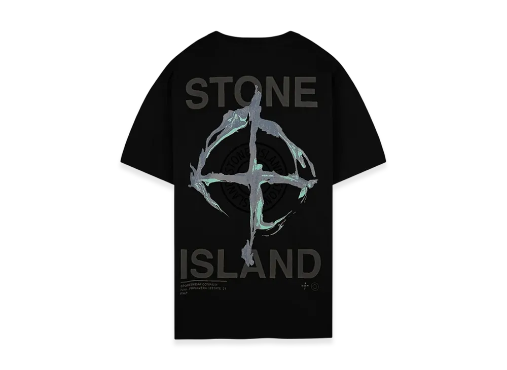 Stone Island 2NS85 Marble Three T-Shirt - 21SS "Black"