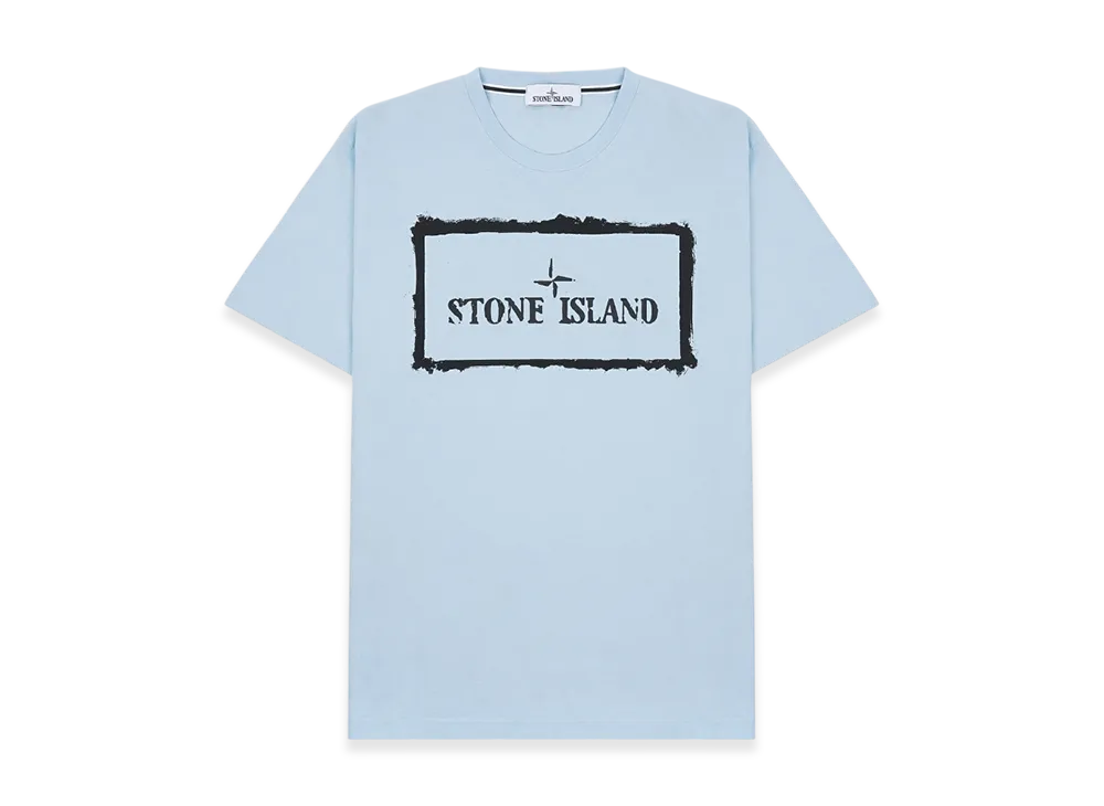 Stone Island 2NS80 Stencil One T-Shirt - 21SS "Sky Blue"