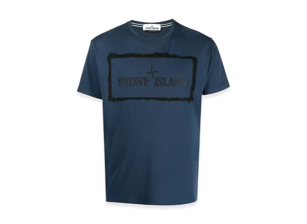 Stone Island 2NS80 Stencil One T-Shirt - 21SS "Avio Blue"