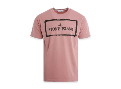 Stone Island 2NS80 Stencil One T-Shirt - 21SS "Rose Pink"