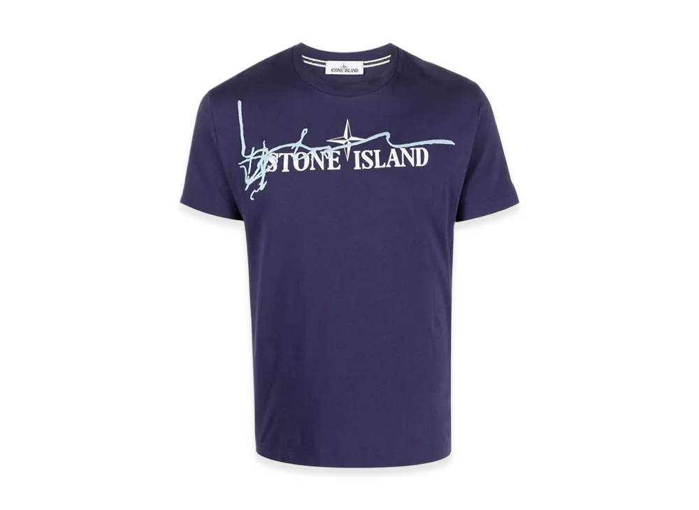 Stone Island 2NS80 Ink Two T-Shirt - 22SS "Royal Blue"