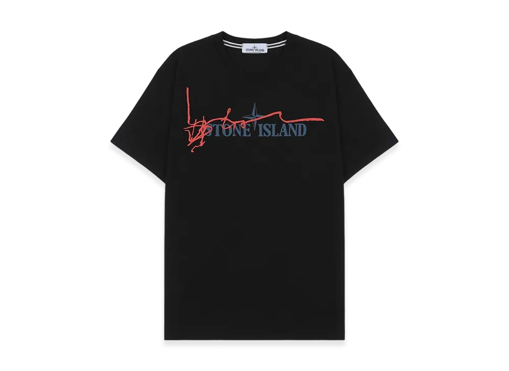 Stone Island 2NS80 Ink Two T-Shirt - 22SS "Black"