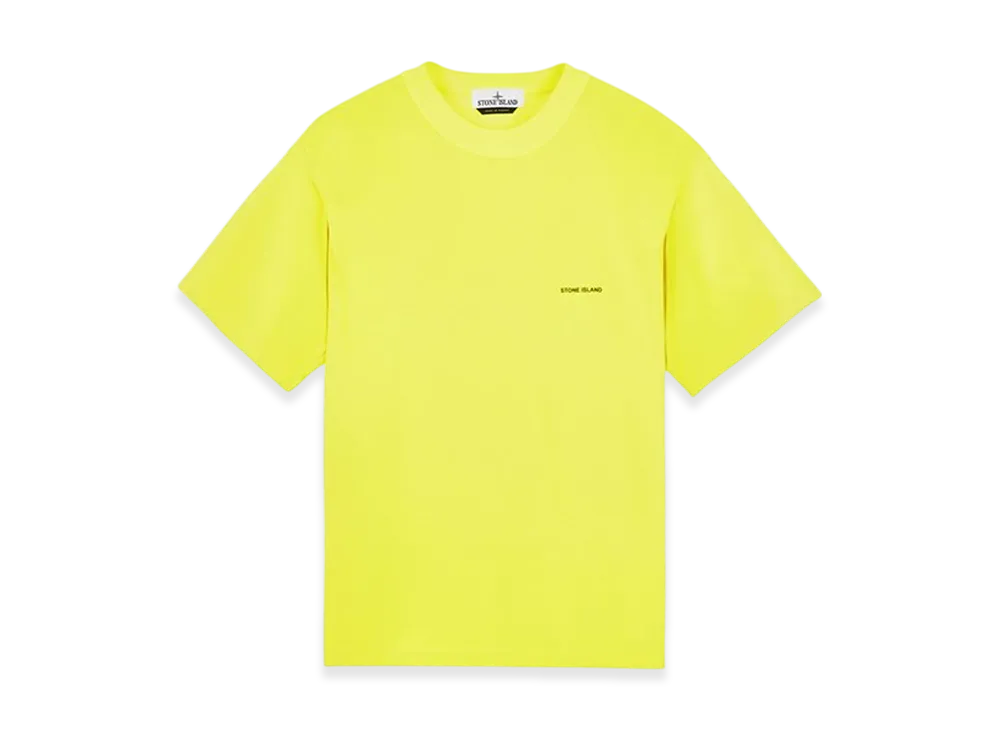 Stone Island 22379 Short Sleeve Cotton T-Shirt - 24SS "Neon Yellow"