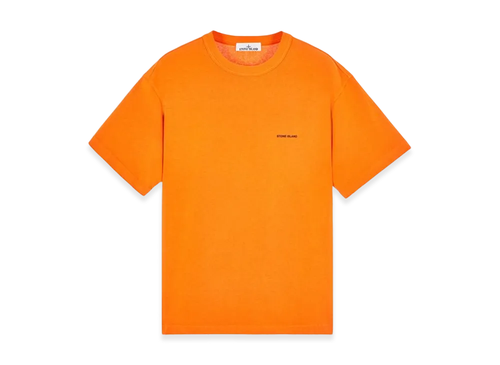 Stone Island 22379 Short Sleeve Cotton T-Shirt - 24SS "Orange"