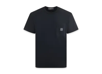 Stone Island 21957 Organic Cotton Jersey Fissato Effect T-Shirt - 23SS "Navy Blue"