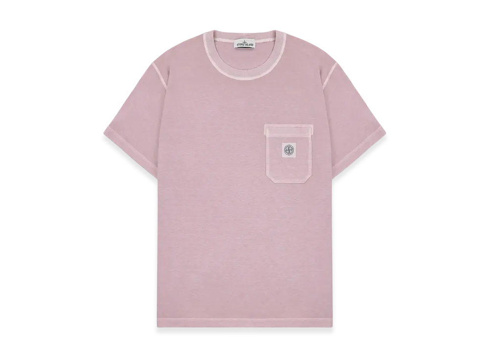 Stone Island 21957 Fissato Treatment T-Shirt - 22SS "Rose Quartz"
