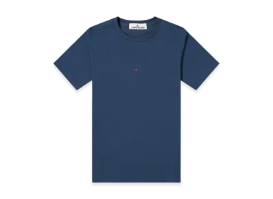 Stone Island 216X3 Logo T-Shirt - 21SS "Avio Blue"