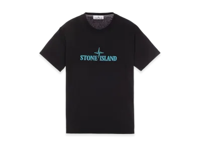 Stone Island 21579 Stitches Two Embroidery T-Shirt - 23SS "Black"