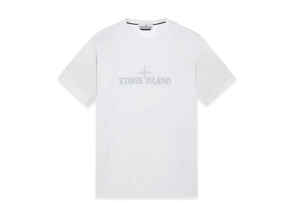 Stone Island 21579 Stitches Two Embroidery T-Shirt - 23SS "White"