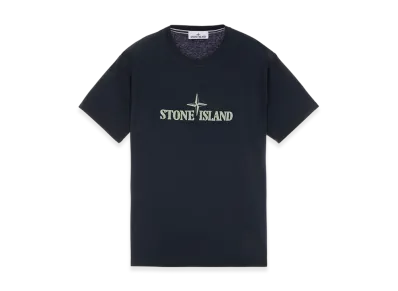 Stone Island 21579 Stitches Two Embroidery T-Shirt - 23SS "Blue"
