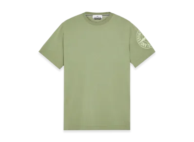 Stone Island 21578 20/1 Stitches One Embroidery T-Shirt - 23SS "Sage Green"
