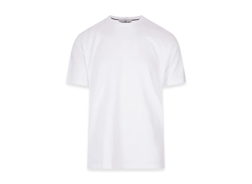 Stone Island 21560 Cotton Jersey Garment Dyed T-Shirt - 22FW "White"