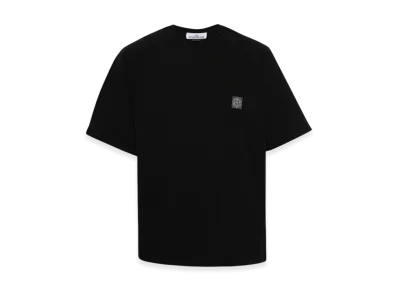 Stone Island 21544 Wappen Patch Cotton Jersey T-Shirt - 24SS "Black"