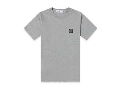 Stone Island 214Q3 Garment Dyed Cotton Jersey Short Sleeve T-Shirt - 22SS "Melange Grey"