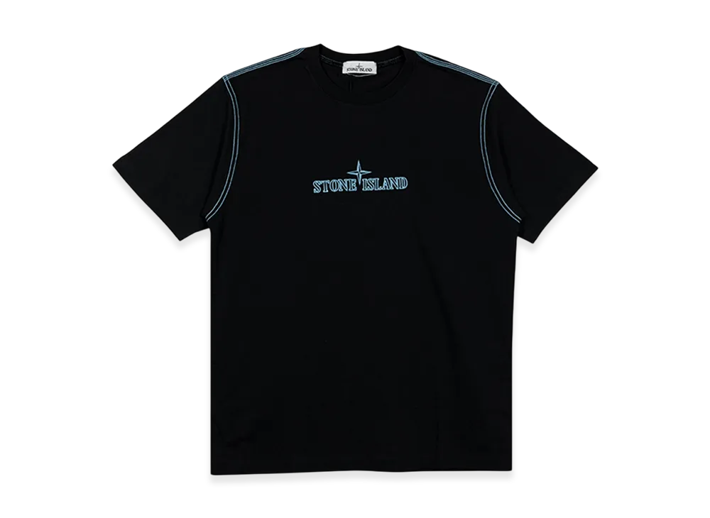Stone Island 20644 Garment Dyed Cotton T-Shirt - 21SS "Black"