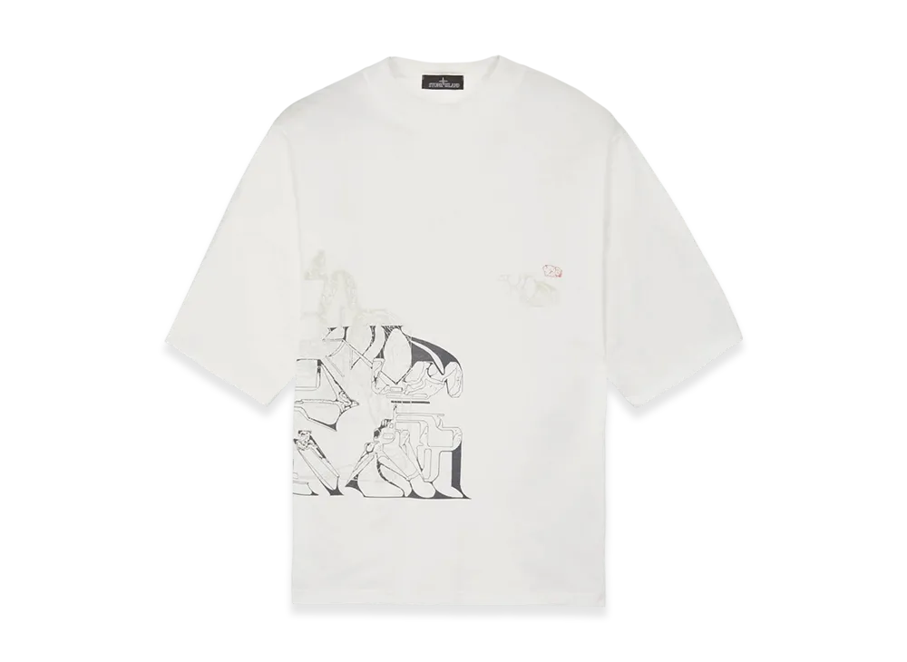 Stone Island 2012B S/S Crewneck T-Shirt Chapter 2 - 22FW "Natural White"