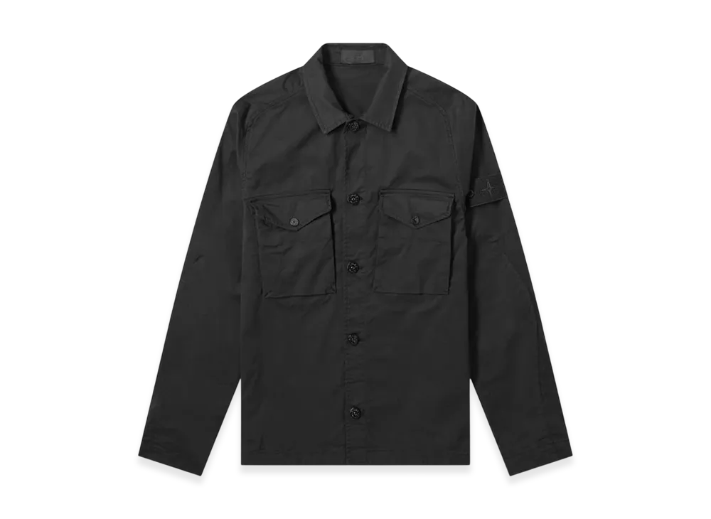 Stone Island 123F2 Ghost Piece Overshirt - 20SS "Black"