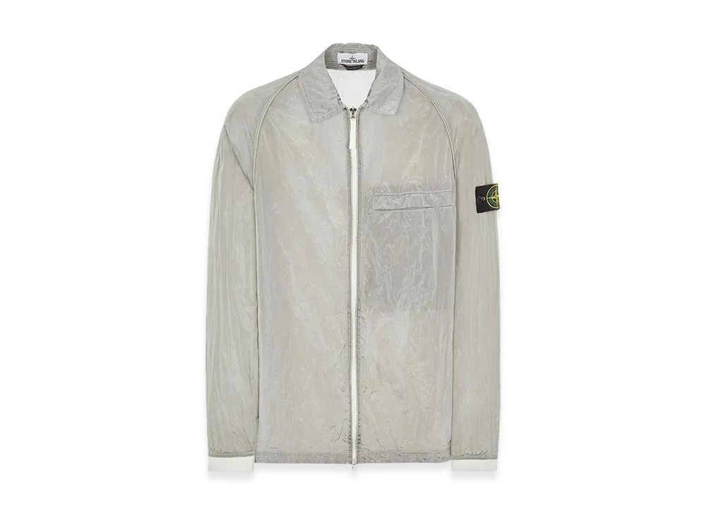 Stone Island 12321 Nylon Metal Garment Dyed Packable Overshirt - 22SS "Ice"