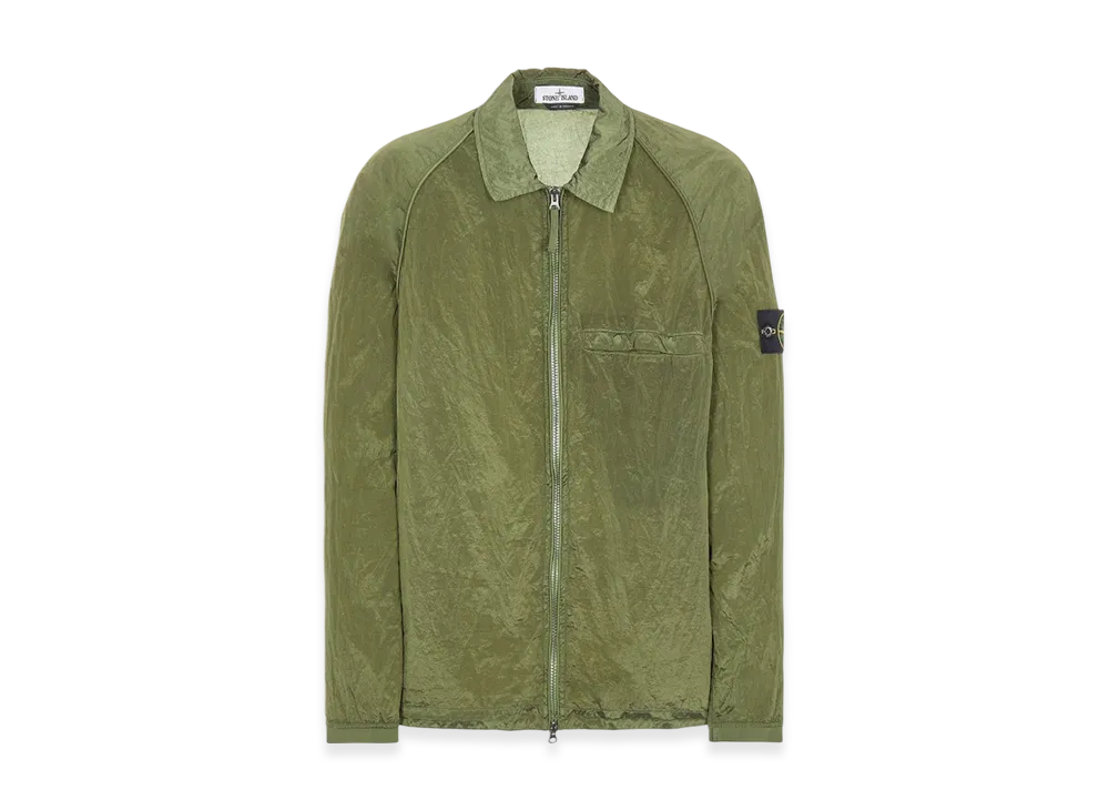 美品 Stone  ナイロン オーバーシャツ ジャケット S Stone Island 12321 Nylon Metal Garment Dyed Packable Overshirt