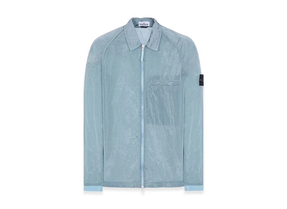 Stone Island 12321 Nylon Metal Garment Dyed Packable Overshirt - 22SS "Aqua"