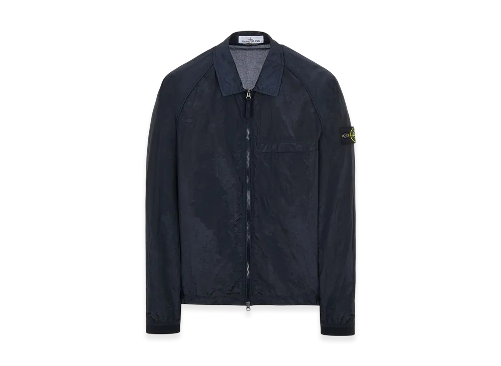 Stone Island 12321 Nylon Metal Garment Dyed Packable Overshirt - 22SS "Navy Blue"