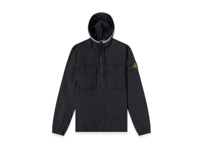 Stone Island 122WN Old Dye Treatment Hooded Jacket - 22SS "Navy Blue"