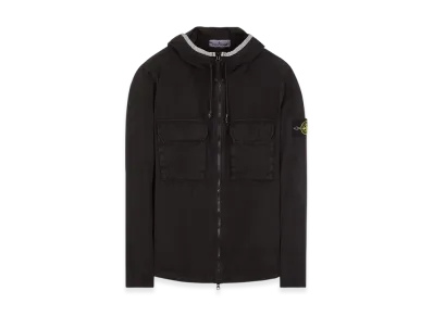 Stone Island 122WN Old Dye Treatment Hooded Jacket - 22SS "Black"
