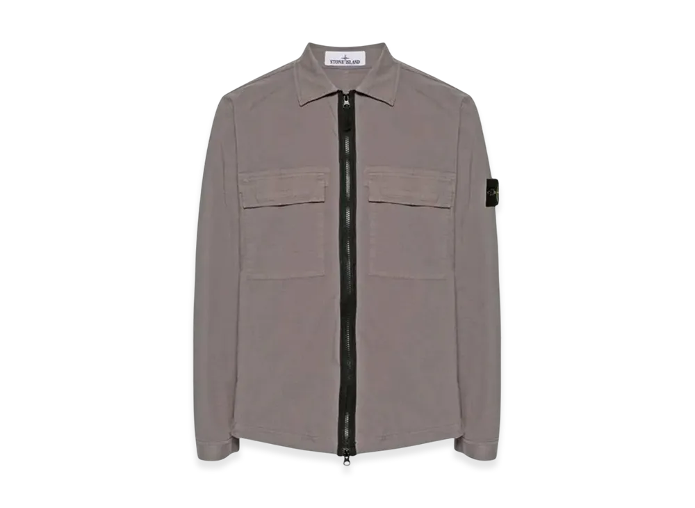 Stone Island 12011 Overshirt- 24SS "Dove Grey"