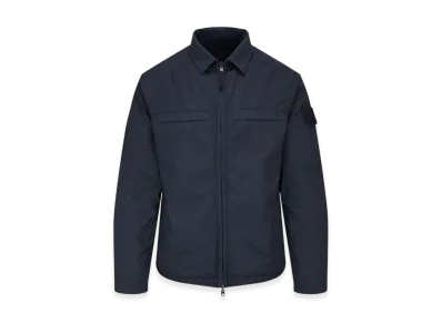 Stone Island 119F4 Ghost Piece Stretch Cotton Reversible Overshirt - 21SS "Navy Blue"