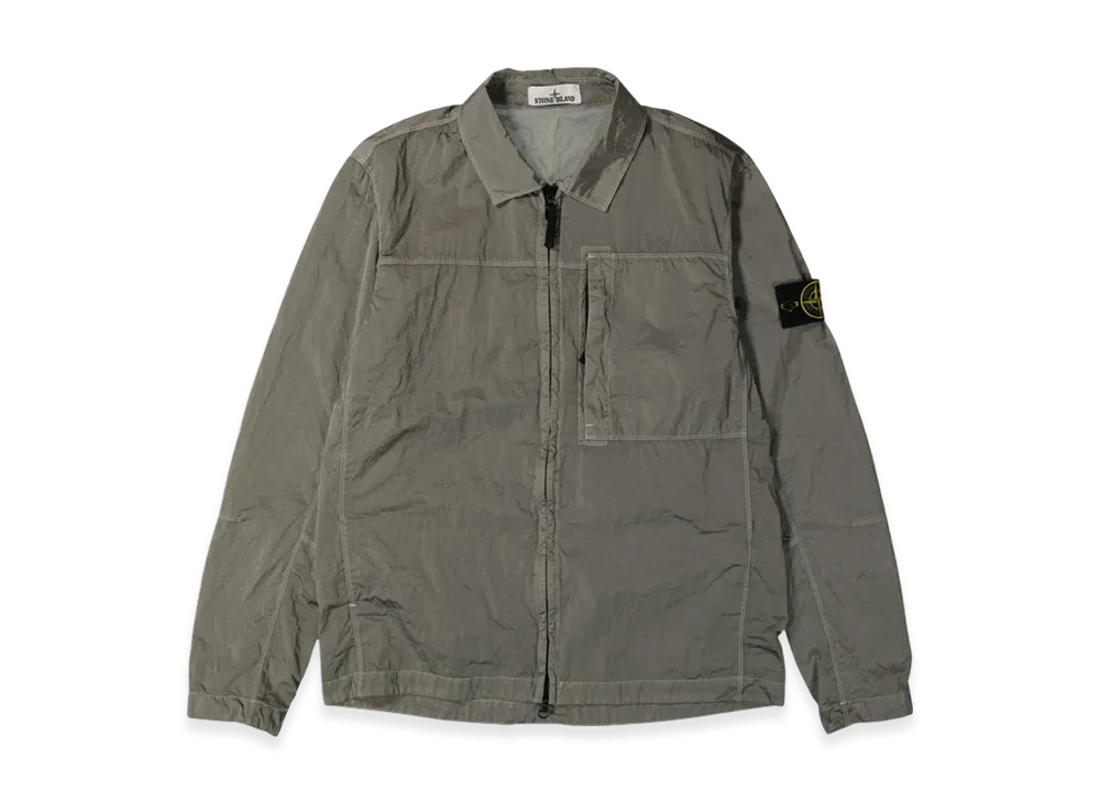 Stone Island 11819 Nylon Metal In Econyl Regenerated Nylon Overshirt - 24FW "Grey"