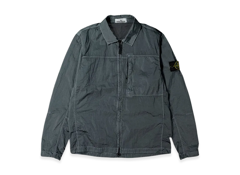 Stone Island 11819 Nylon Metal In Econyl Regenerated Nylon Overshirt - 24FW "Dark Grey"