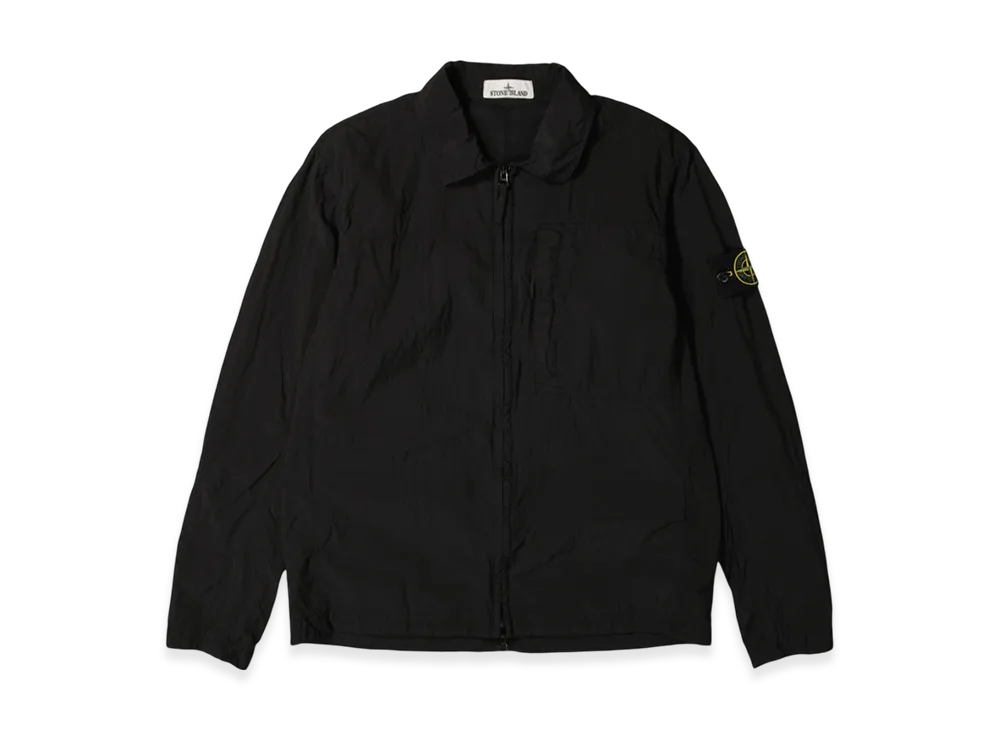 Stone Island 11819 Nylon Metal In Econyl Regenerated Nylon Overshirt - 24FW "Black"