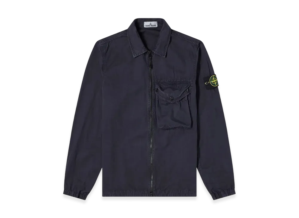 Stone Island 117WN T.CO+OLD Overshirt - 21SS "Navy Blue"