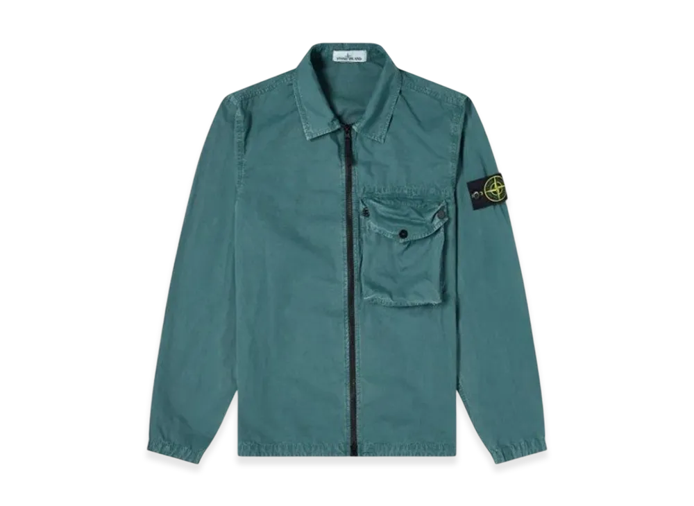 Stone Island 117WN T.CO+OLD Overshirt - 21SS "Petrol"