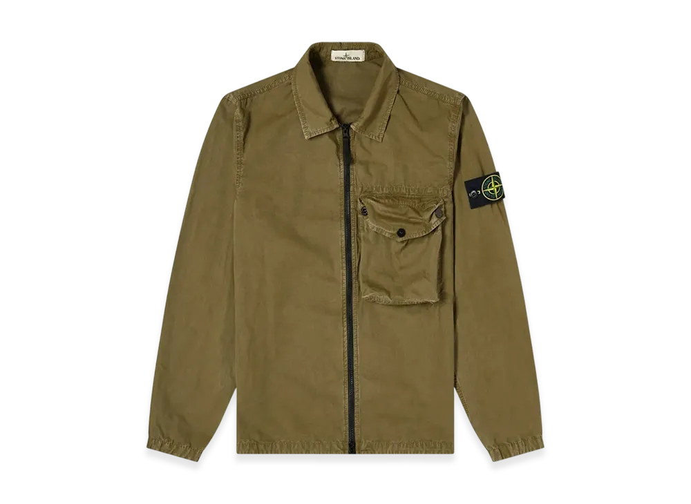 Stone Island 117WN T.CO+OLD Overshirt- 21SS "Olive Green"