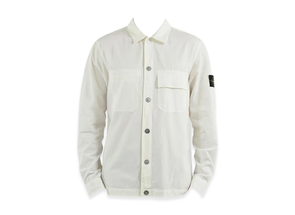 Stone Island 11729 Cupro Cotton Twill-TC Jacket - 23SS "White"