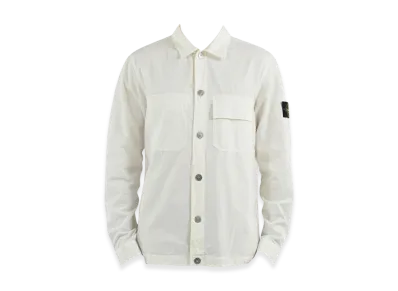 Stone Island 11729 Cupro Cotton Twill-TC Jacket - 23SS "White"