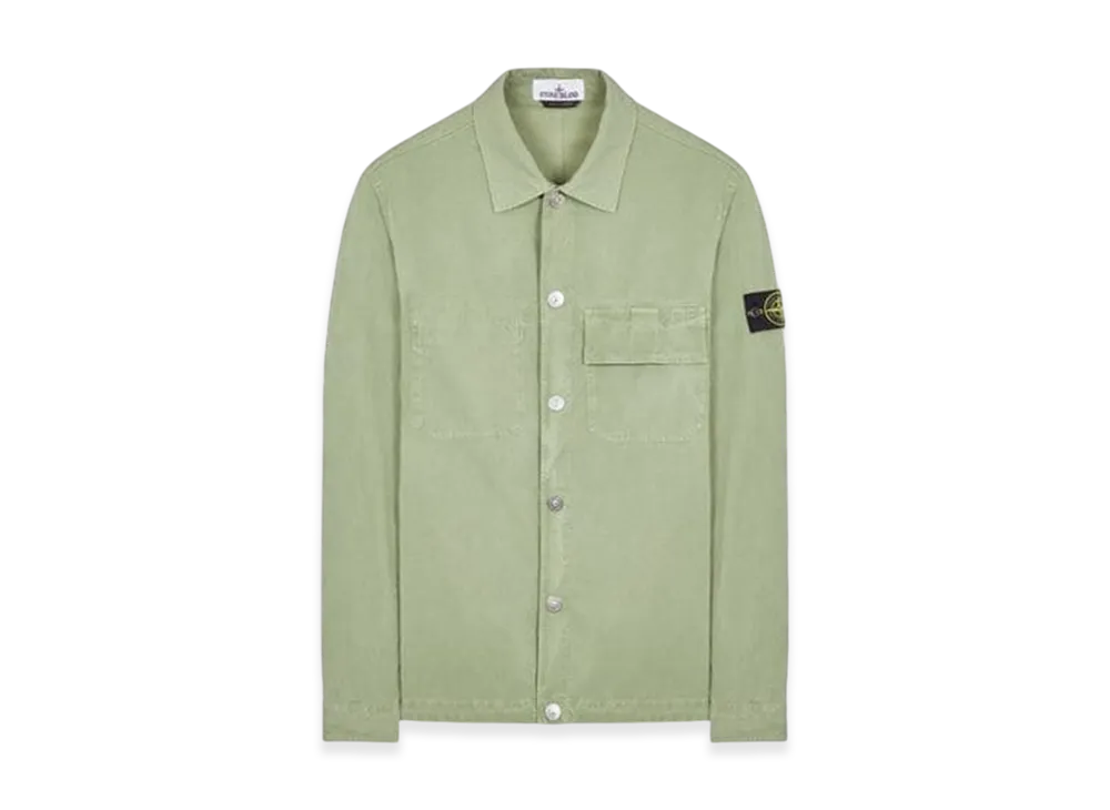 Stone Island 11729 Cupro Cotton Twill-TC Jacket - 23SS "Sage Green"