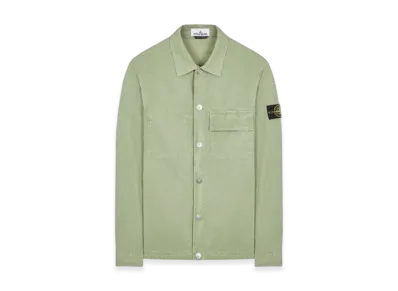 Stone Island 11729 Cupro Cotton Twill-TC Jacket - 23SS "Sage Green"