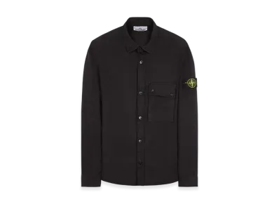 Stone Island 11610 Supima Cotton Overshirt - 23SS "Black"