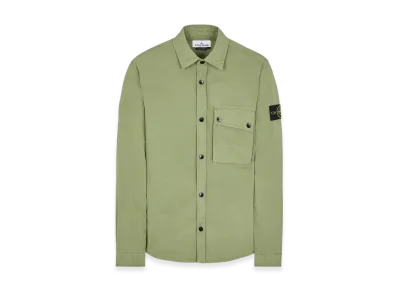 Stone Island 11610 Supima Cotton Overshirt - 23SS "Sage Green"